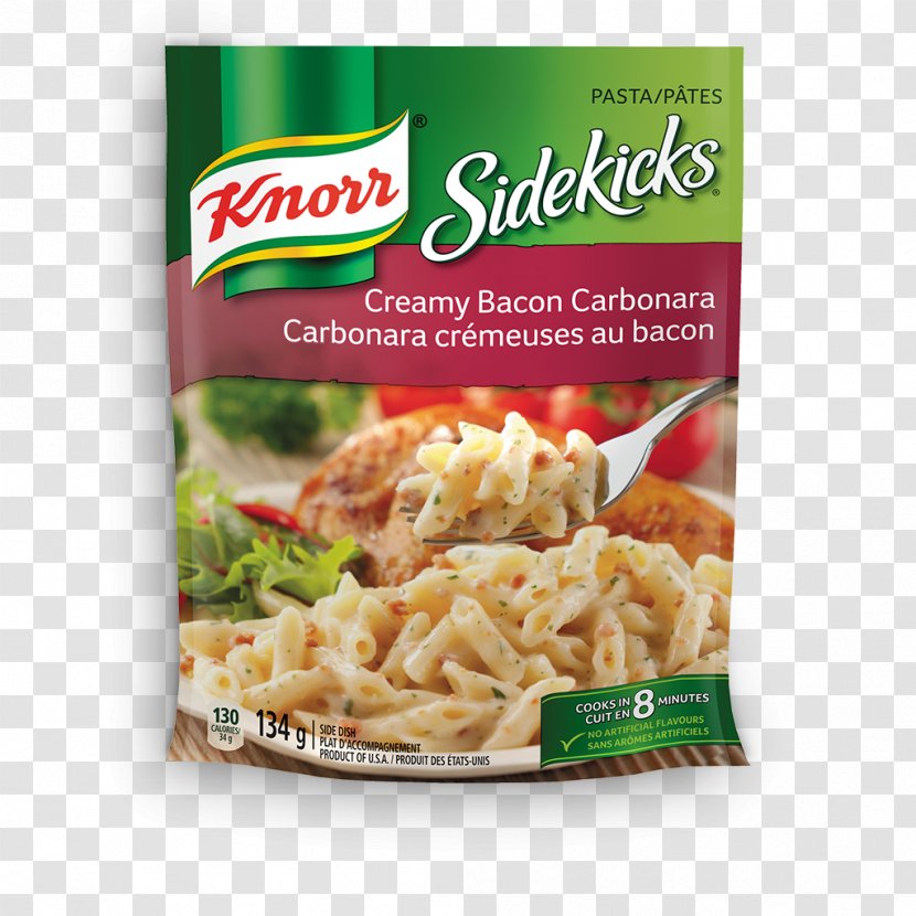 Carbonara Pasta Fettuccine Alfredo Cream Bacon - Convenience Food Transparent PNG