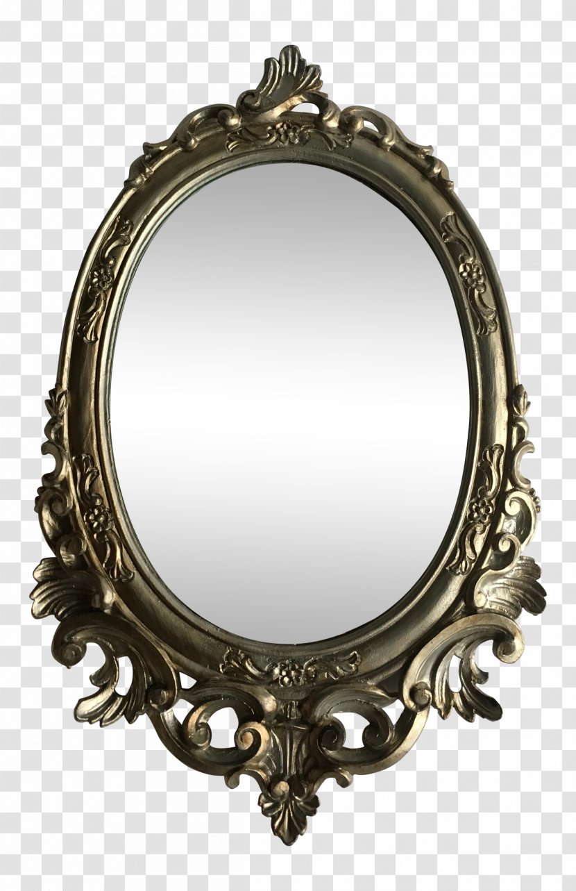 Mirror Oval Cosmetics Transparent PNG