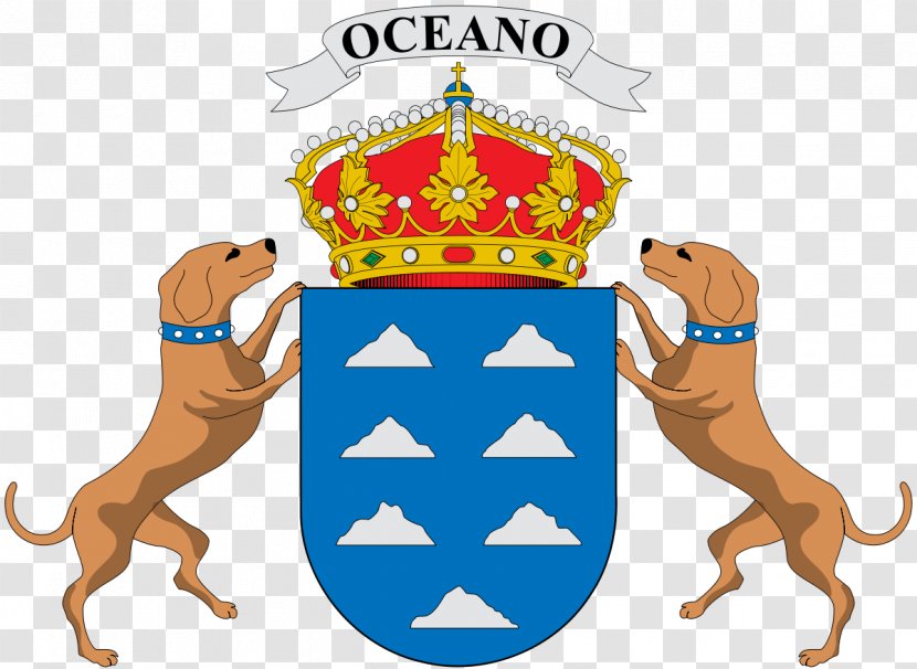 Santa Cruz De Tenerife Las Palmas Presa Canario Fuerteventura Coat Of Arms The Canary Islands - Escutcheon - Oceano Transparent PNG