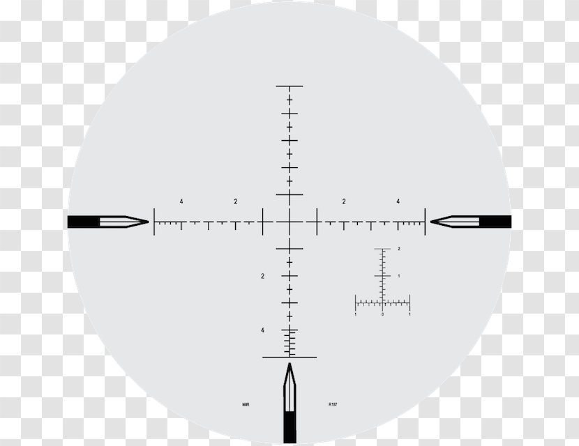 Reticle Telescopic Sight Milliradian Eyepiece Magnification - Flower - Scopes Transparent PNG