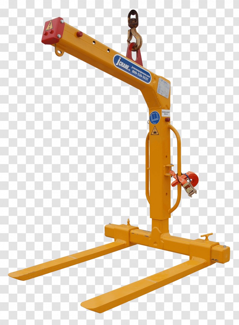 Jcrane Inc Machine Pallet Jack - Steel - Crane Transparent PNG