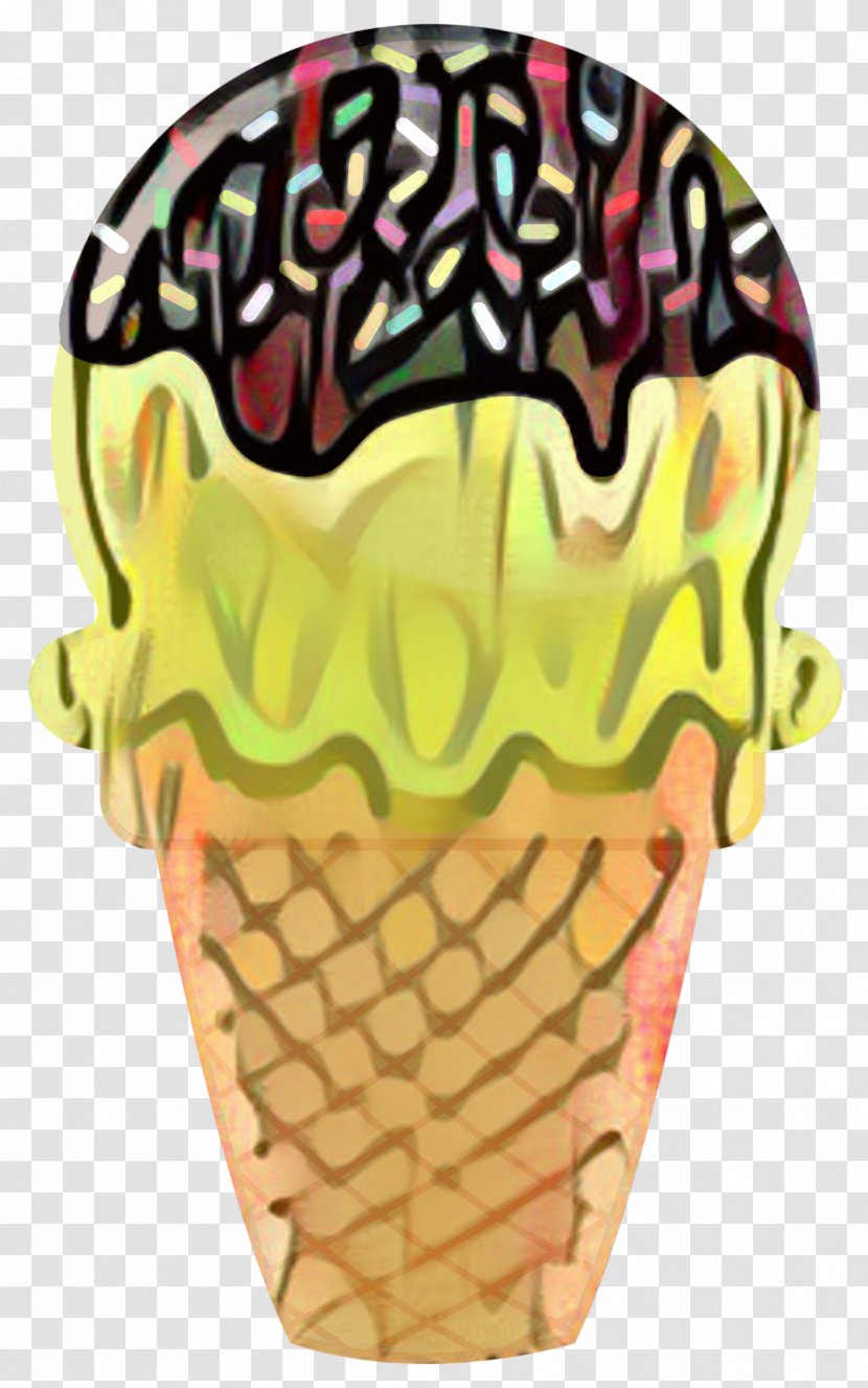 Ice Cream Cone Background - Neapolitan Side Dish Transparent PNG