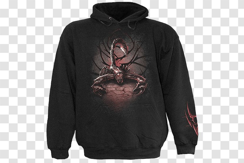 Hoodie Scorpion Long-sleeved T-shirt Clothing - Bluza Transparent PNG