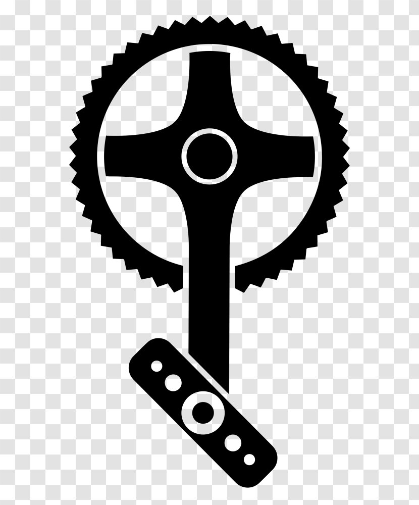 Bicycle Cartoon - Pedals - Symbol Crankset Transparent PNG