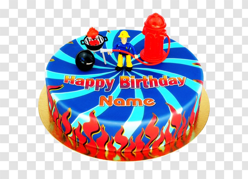 Birthday Cake SUPERTORTE.DE Decorating - Firefighter - Sam Le Pompier Transparent PNG