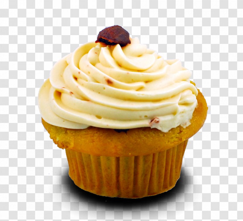 Cupcake Cream Frosting & Icing Muffin Stuffing - Whipped - Cup Cake Transparent PNG