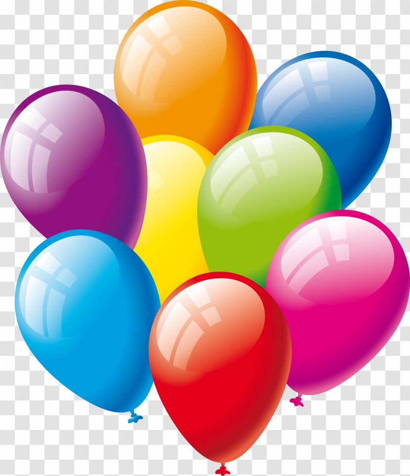 Balloon Birthday Party Gift Clip Art - Supply - Bonbones Transparent PNG