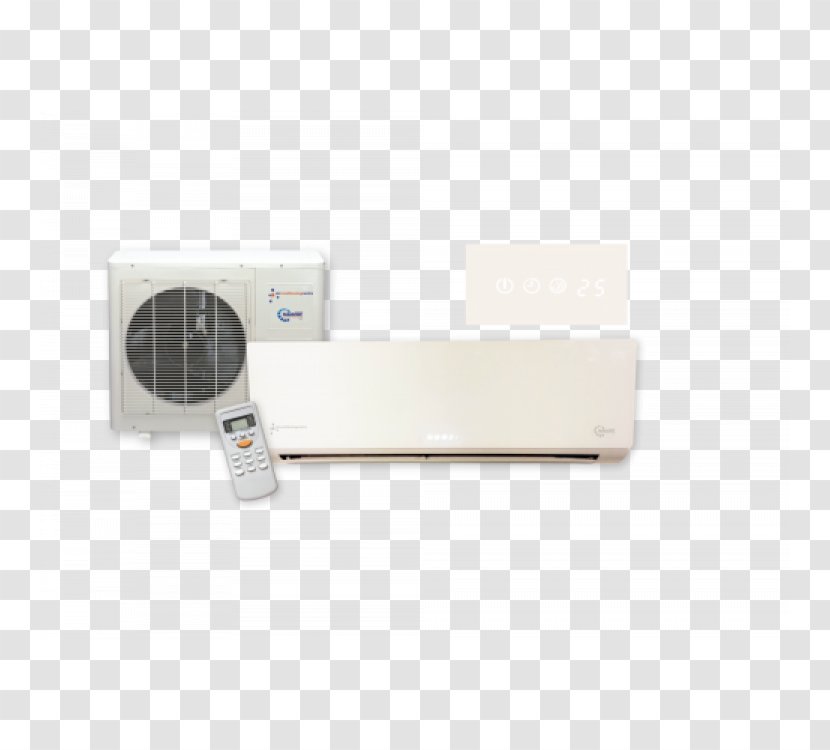 Air Conditioning British Thermal Unit Sistema Split Heat Pump Radiator - Heater - Installation Transparent PNG