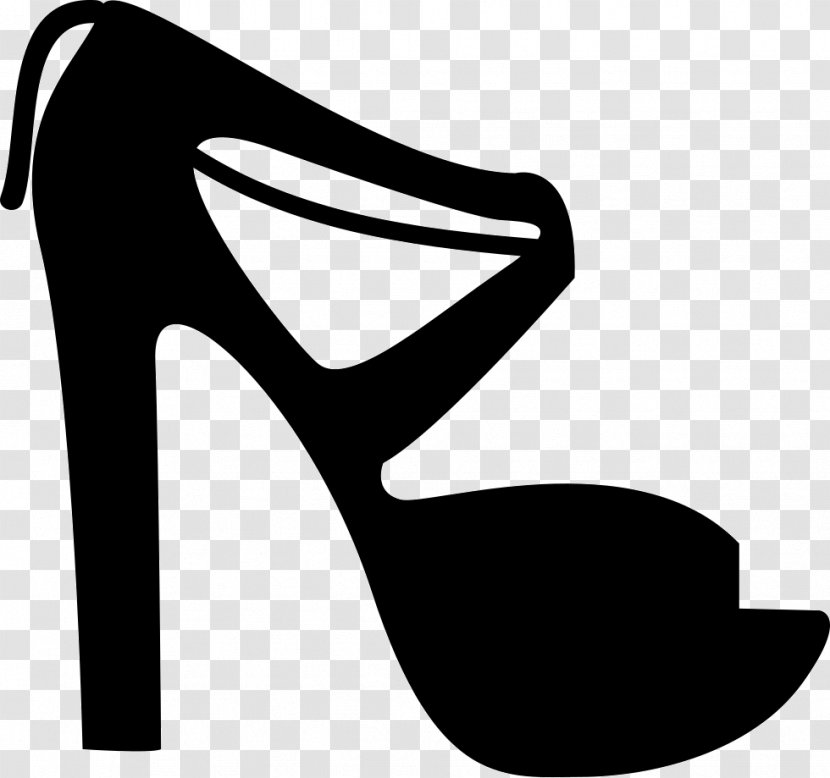 High-heeled Shoe Stiletto Heel Absatz - Silhouette - Pin Transparent PNG