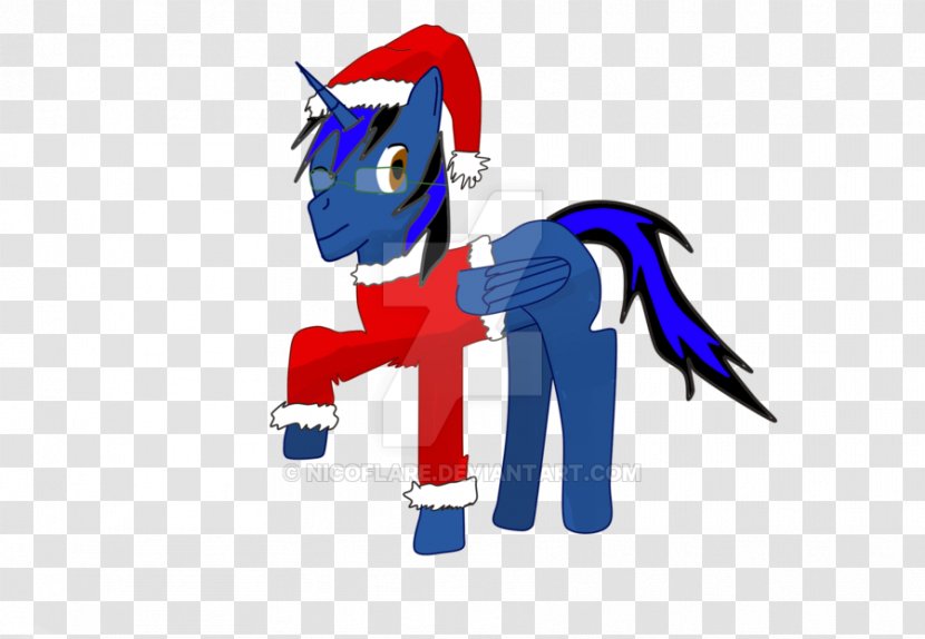 Horse Character Fiction Clip Art - Christmas Outfit Transparent PNG