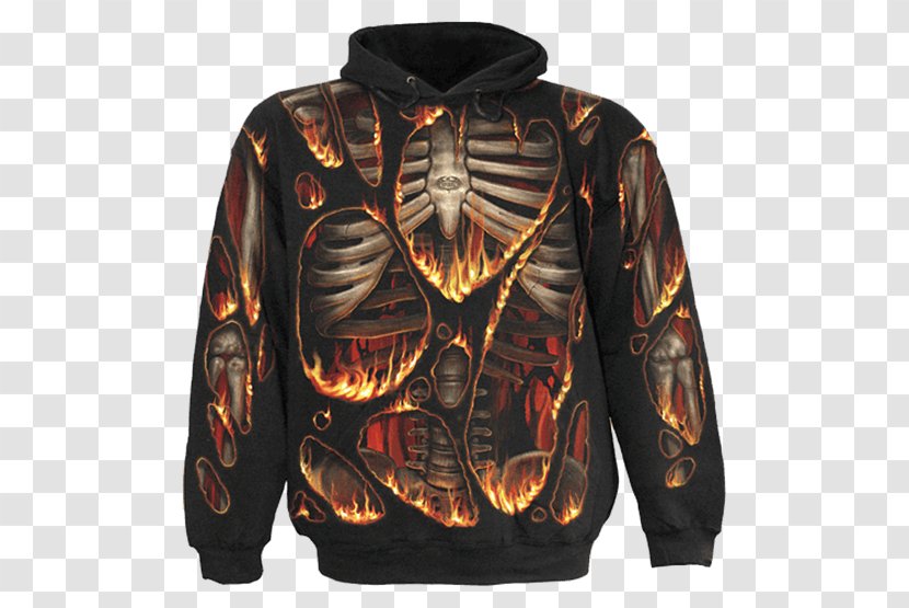 Hoodie T-shirt Clothing Sweater - Burn Scar Transparent PNG