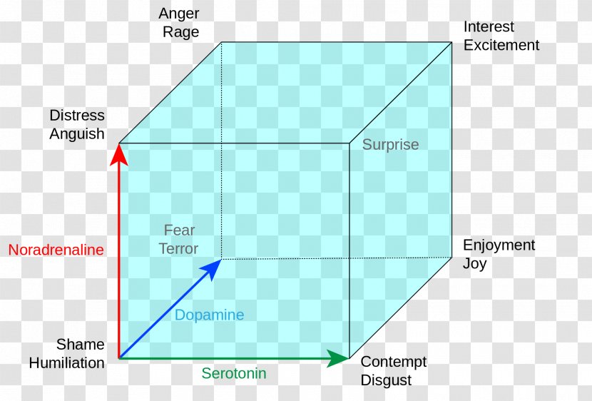 Lövheim Cube Of Emotion Classification Norepinephrine Monoamine Neurotransmitter - Terror Transparent PNG