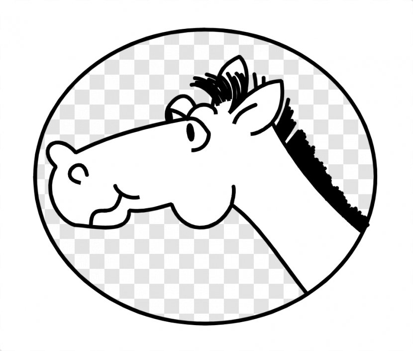 Arabian Horse Mustang Drawing Clip Art - Head - Cartoon Pictures Transparent PNG