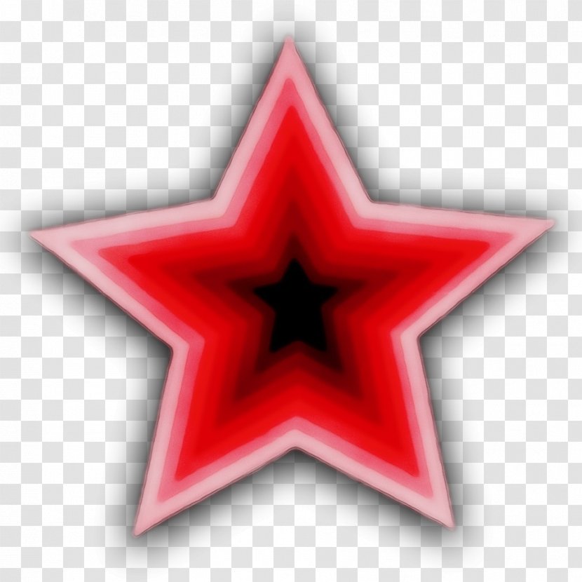 Red Star Symbol Logo Transparent PNG