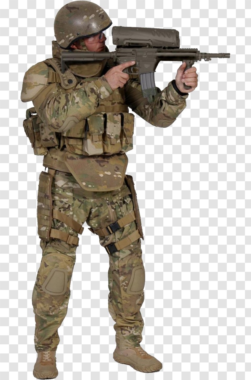 Military Uniform Future Soldier Force Warrior - Mercenary Transparent PNG