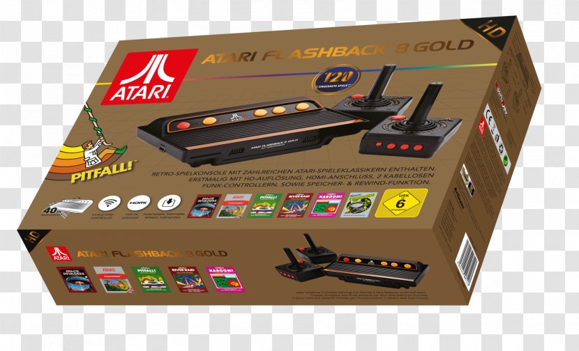 Super Nintendo Entertainment System AtGames Atari Flashback 8 Gold HD Video Game Consoles - Controllers - Joystick Retro Transparent PNG