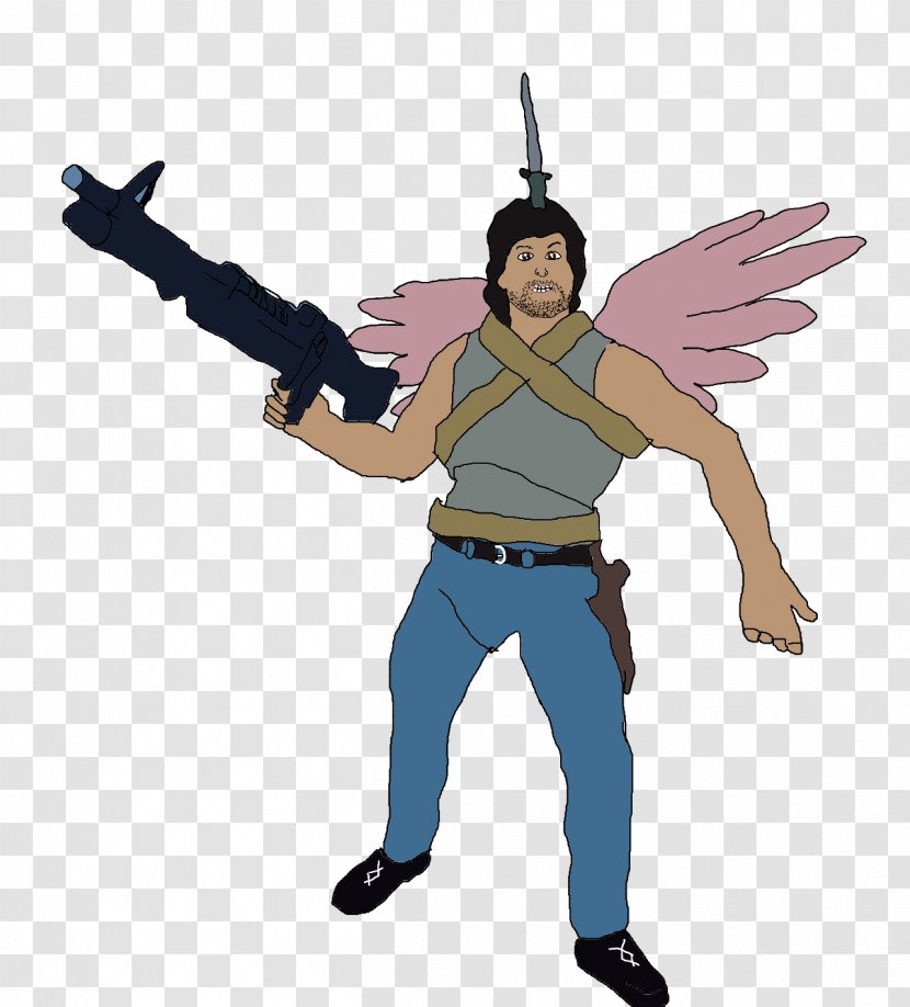 Cartoon Action & Toy Figures Clip Art - Arm - Rambo Transparent PNG