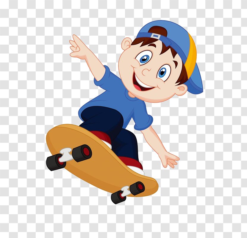 Stock Photography Clip Art Skateboard Illustration - Istock - Happy Boy Transparent PNG