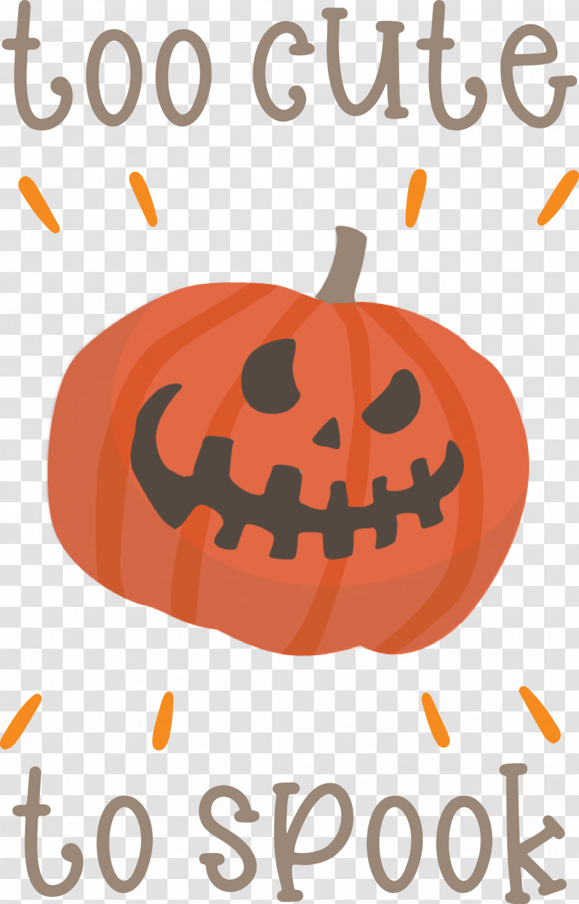 Halloween Too Cute To Spook Spook Transparent PNG