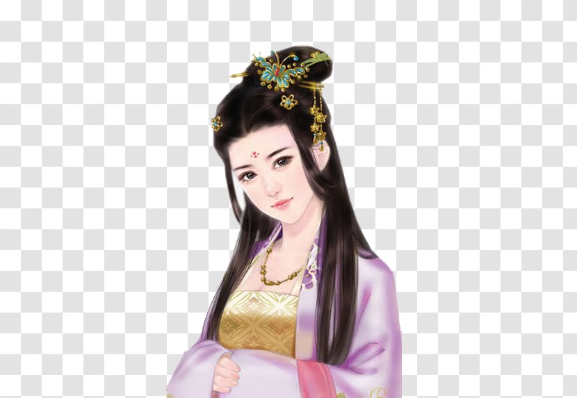 Icon - Headpiece - Chinese Wind Classical Beauty Transparent PNG