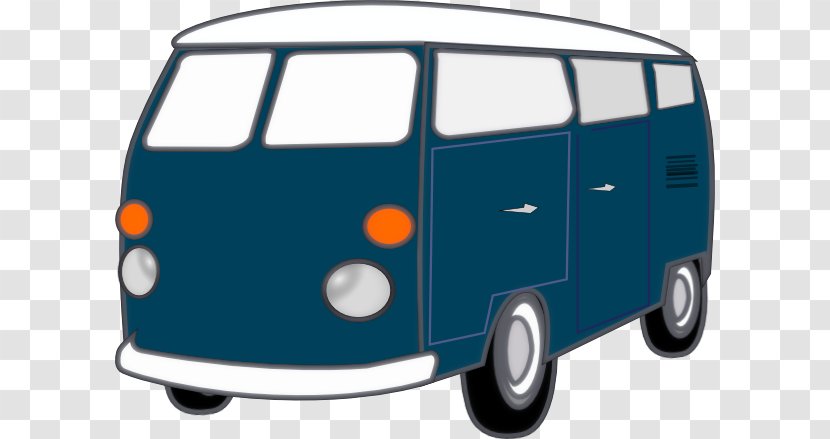 Volkswagen Type 2 Minivan Clip Art - Van - Bus-vector Transparent PNG