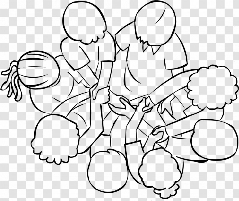 Human Knot Icebreaker Group-dynamic Game Team Building - Watercolor Transparent PNG