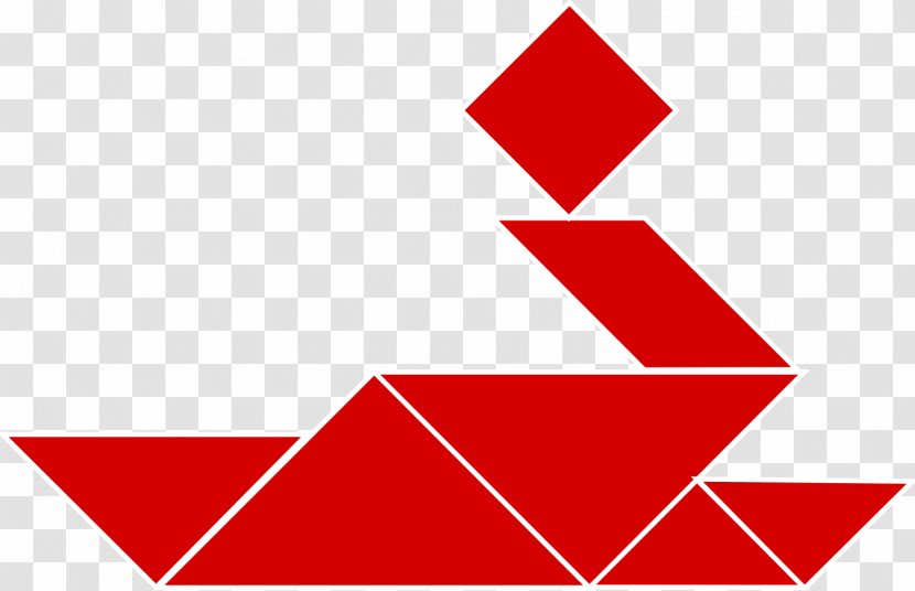 Tangram Triangle Logo Clip Art Wikimedia Commons - Area - Diagram Transparent PNG