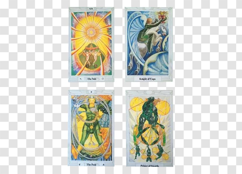 The Book Of Thoth Tarot Magician Playing Card - Medieval Card-free Material Transparent PNG
