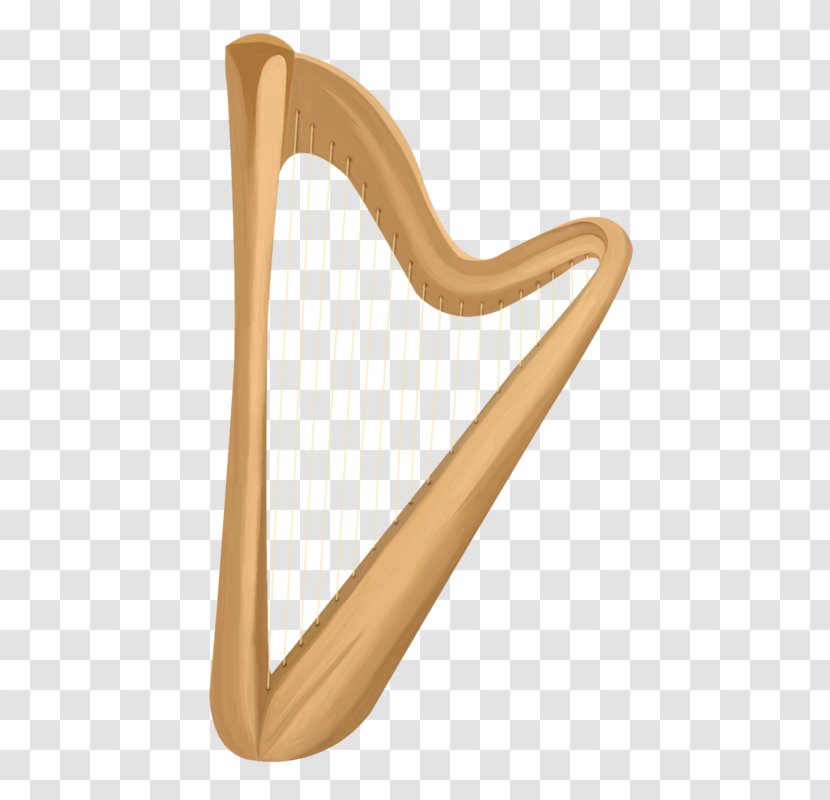 Harp Musical Instrument - A Transparent PNG