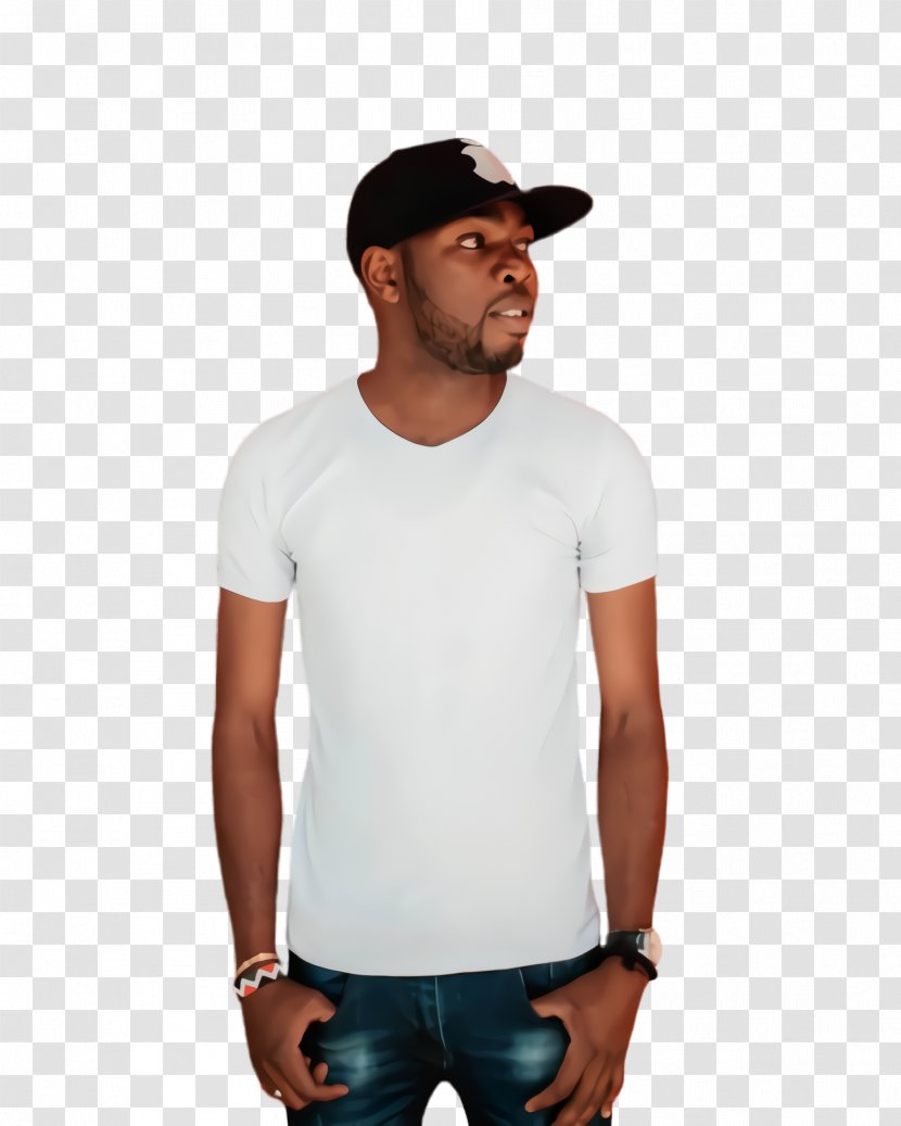 T-shirt Clothing White Sleeve Neck - Muscle Jersey Transparent PNG