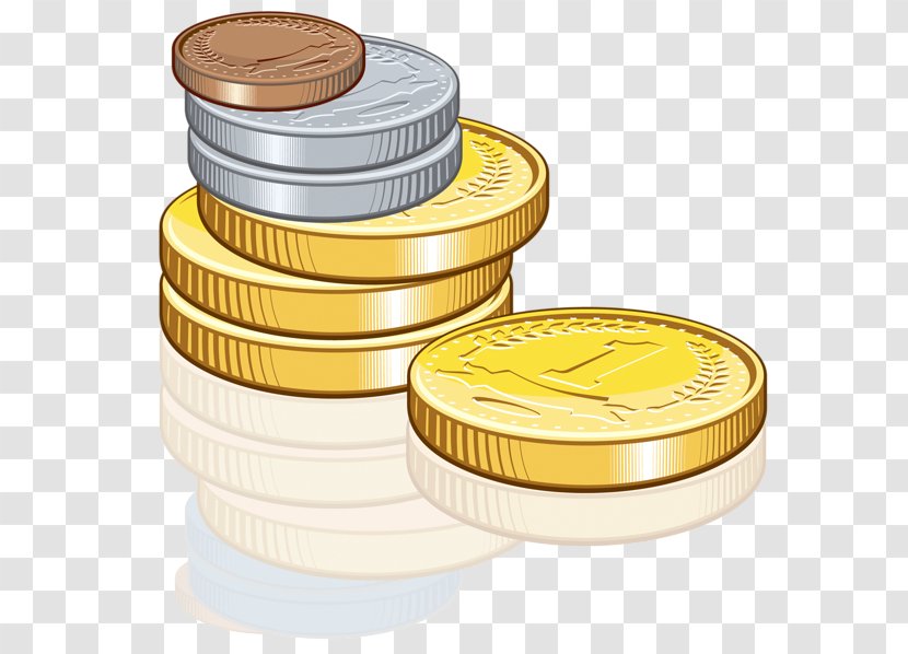 Gold Coin Icon Clip Art - Saving - Coins Image Transparent PNG