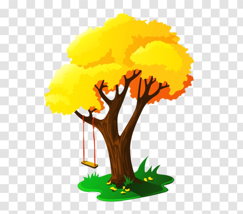 Tree Paper Clip Art - Plant - Yellow Trees Transparent PNG