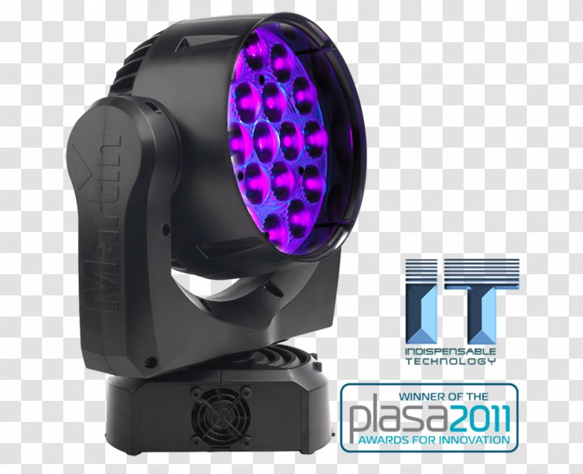 Intelligent Lighting Martin Professional Stage Light-emitting Diode - Purple - Light Transparent PNG