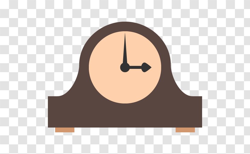 Mantel Clock Emoji Fireplace Alarm Clocks - Unicode Transparent PNG