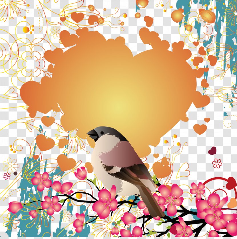 National Cherry Blossom Festival Cartoon Illustration - Hand-painted Transparent PNG