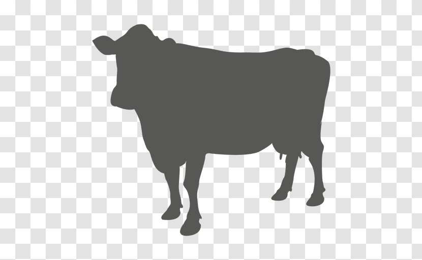 Senepol Jersey Cattle Dairy - Bull - Silhouette Transparent PNG