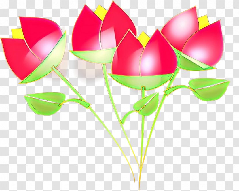 Garden Roses Tulip Cut Flowers Floral Design - Pink - Leaf Transparent PNG