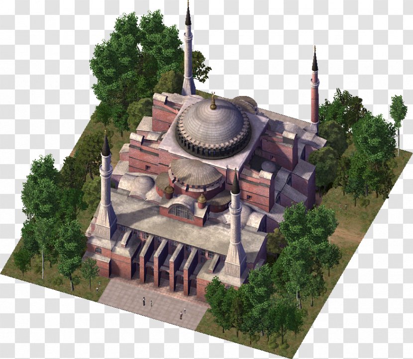 SimCity 4 Hagia Sophia The Sims 3 2 Transparent PNG
