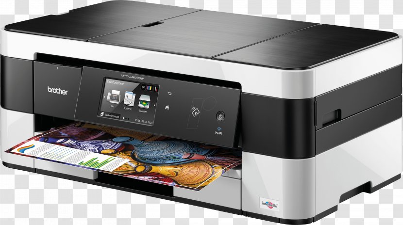 Multi-function Printer Inkjet Printing Brother Industries Image Scanner - Ink Cartridge - Material Transparent PNG