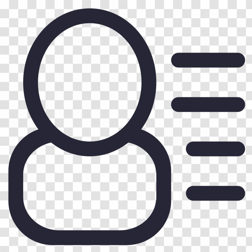 User Information Symbol Screenshot - Man Icon Transparent PNG