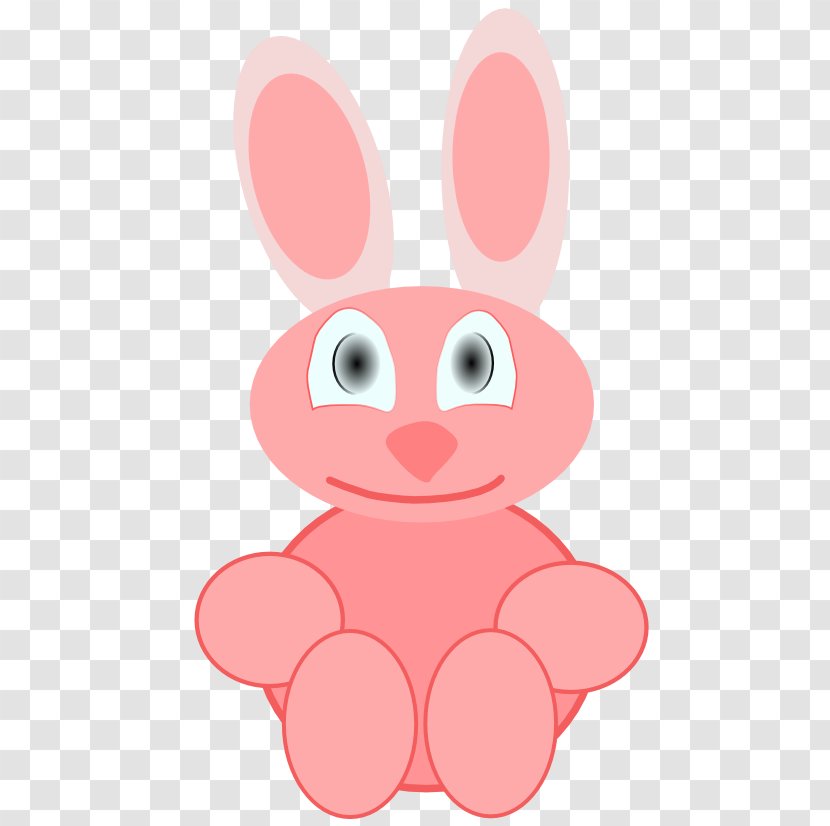 White Rabbit Easter Bunny Hare Clip Art - Flower - Scalawag Cliparts Transparent PNG