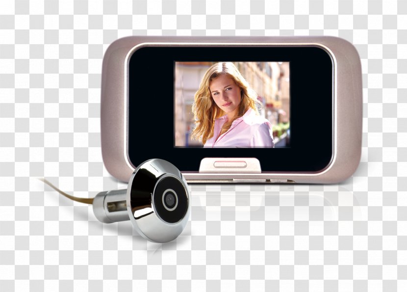 Peephole Door Bells & Chimes Video Cameras IP Camera - Wireless Security Transparent PNG