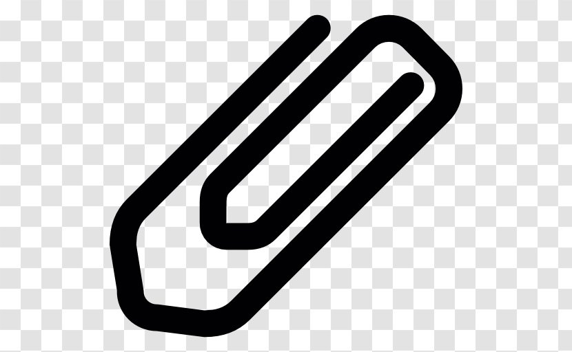 Paper Clip Email Attachment - Black And White - Bijlage Transparent PNG