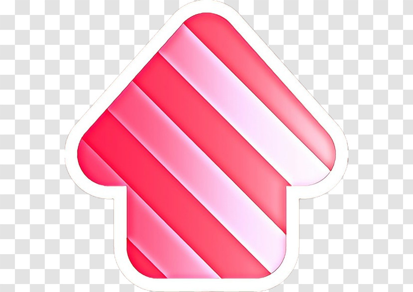 Pink White Red Line Frozen Dessert Transparent PNG