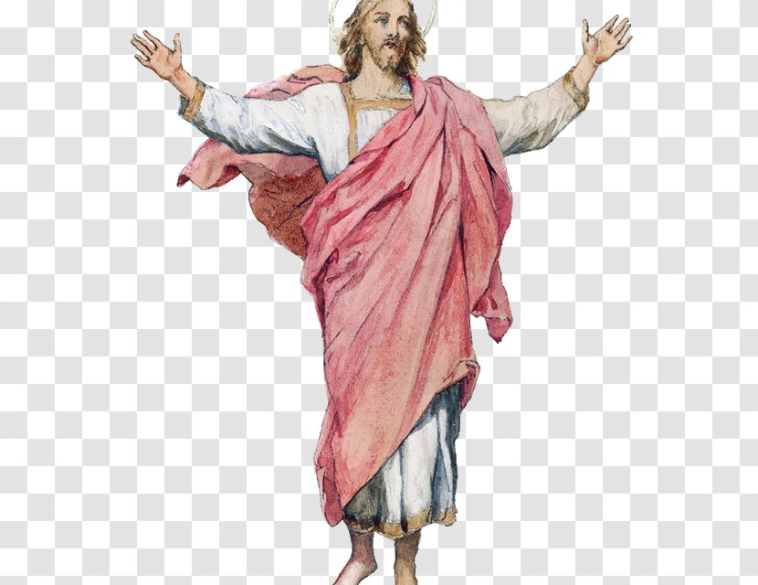 Robe Jesus The Man Ascension Of T-shirt Crucifixion - Costume Transparent PNG