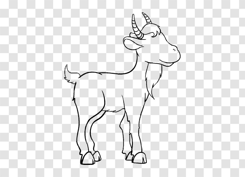 Goat Reindeer Antelope Elk Mammal - Style - Cattle Transparent PNG