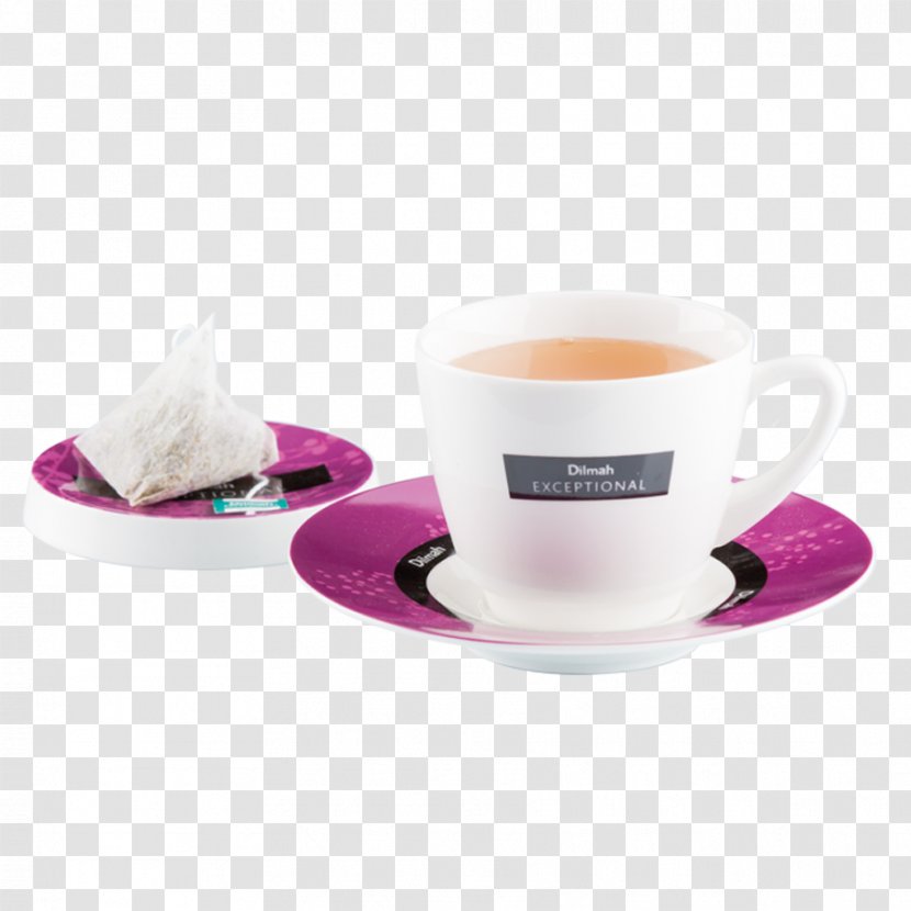 Coffee Cup Espresso Saucer Mug - Magenta Transparent PNG