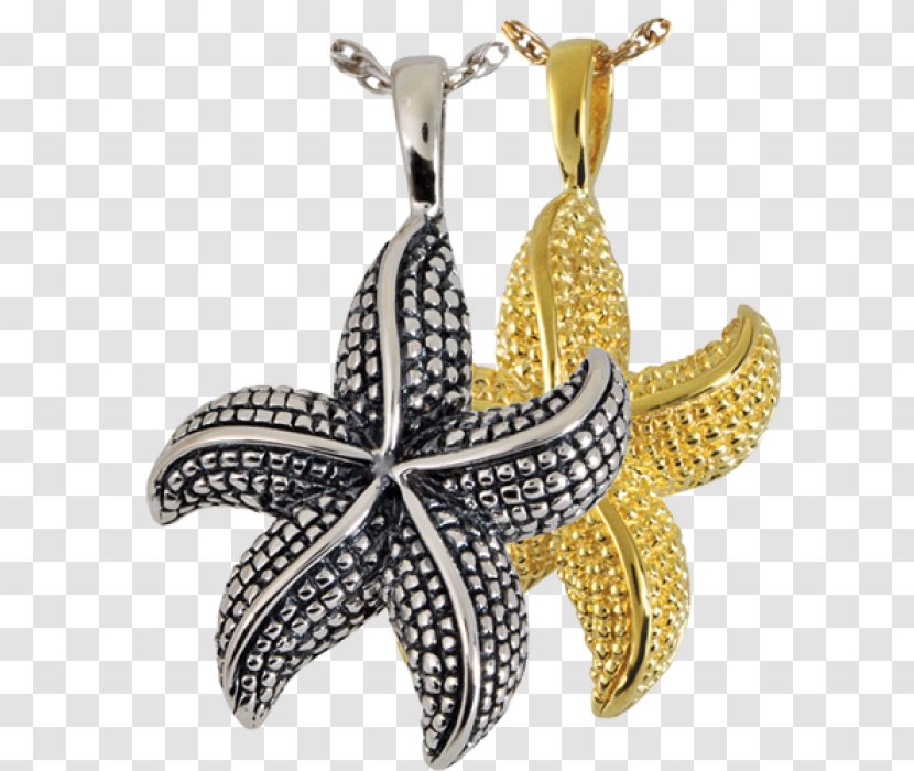 Charms & Pendants Jewellery Sterling Silver Gold - Star Fish Transparent PNG