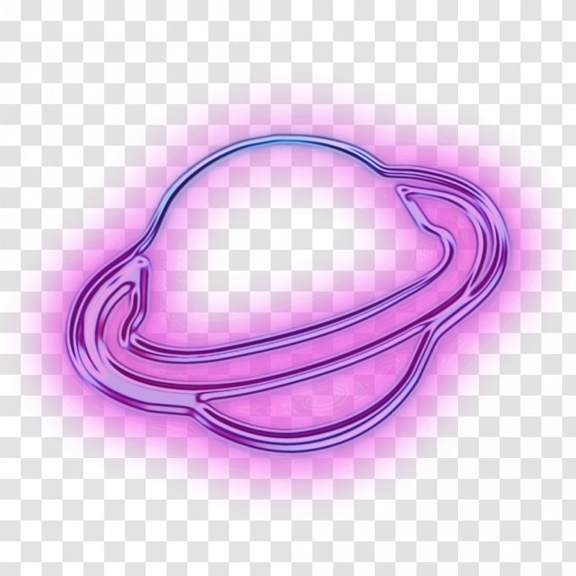 Violet Purple Pink Logo Circle - Watercolor Transparent PNG