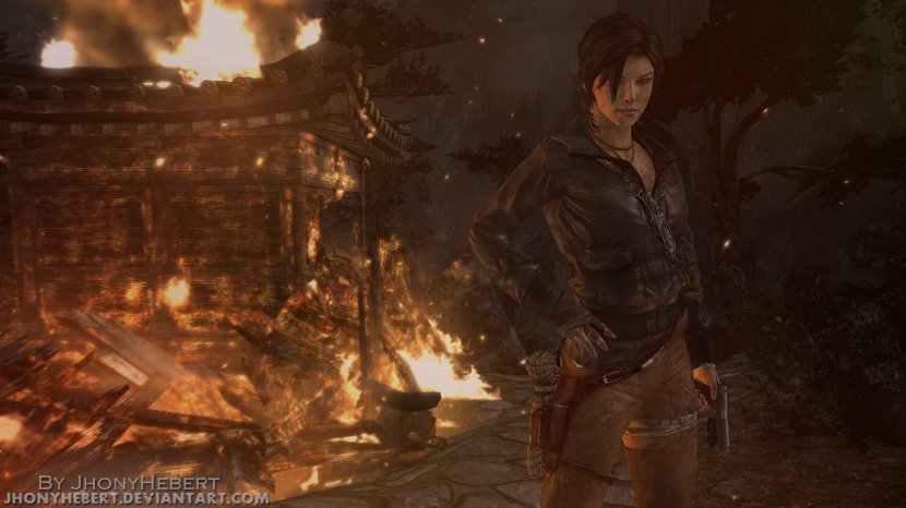 Lara Croft: Tomb Raider Fan Art Video Game - Screenshot - Croft Transparent PNG